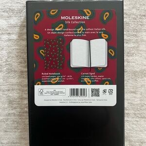 Moleskine Silk Collection Notebook w/Gift Box Unopened in Color Bordeaux